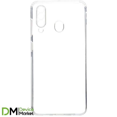 Чохол силіконовий для Samsung A60 прозорий