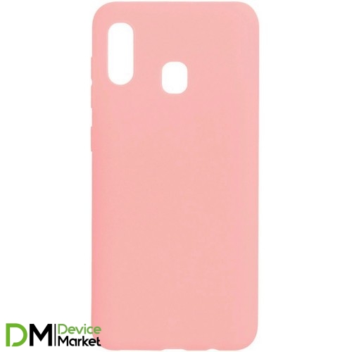 Чохол силіконовий для Samsung A20 Pink
