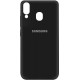 Silicone Case Samsung A40 Black - Фото 1