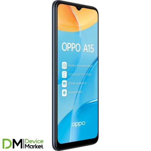 Смартфон Oppo A15 2/32GB Dynamic Black UA
