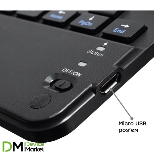 Чохол AIRON Premium для Samsung Galaxy Tab A7 T500 з Bluetooth клавіатурою з тачпадом Black