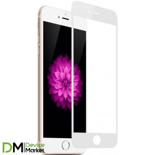 Захисне скло IPhone 6 Plus 5D White