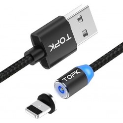 USB кабель Magnetic Lightning TOPK
