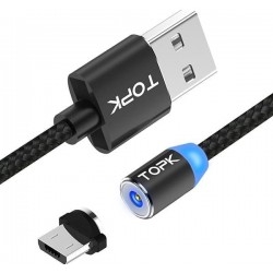 USB кабель Magnetic microUSB TOPK