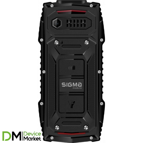 Телефон Sigma mobile X-treme AZ68 DS Black/Red