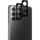 Гнучке ультратонке захисне скло на камеру для Samsung S21 Black - Фото 1