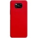 Чехол силиконовый для Xiaomi Poco X3/X3 Pro Red - Фото 1