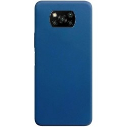 Чехол силиконовый для Xiaomi Poco X3/X3 Pro Blue