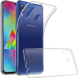 Чехол силиконовый для Samsung M20 прозрачный