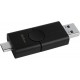 Флеш пам'ять Kingston DT Duo 64GB, Type-C/USB 3.2 Black - Фото 2
