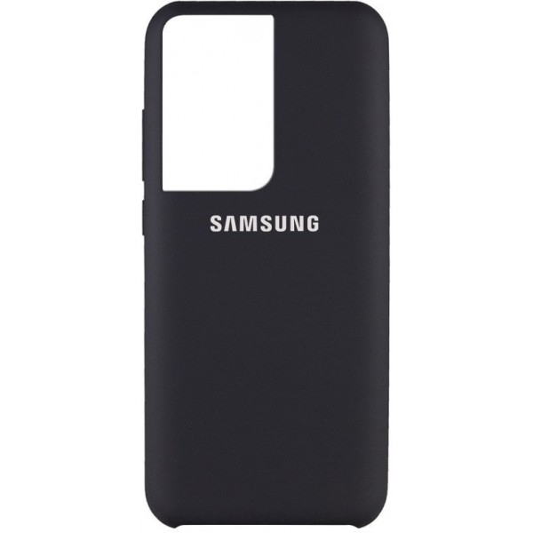Silicone Case для Samsung S21 Ultra Black (Код товара:16907)