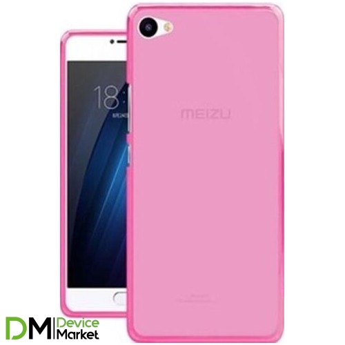 Чехол силиконовый для Meizu U20 Pink