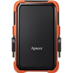 Зовнішній накопичувач HDD 2.5 USB 1TB Apacer AC630 Black/Orange (AP1TBAC630T-1)