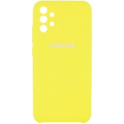 Silicone Case Full Camera для Samsung A72 A725 Bright Yellow