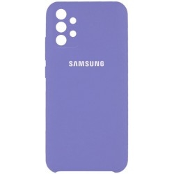 Silicone Case Full Camera для Samsung A72 A725 Elegant Purple