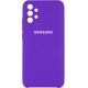 Silicone Case Full Camera для Samsung A72 A725 Violet