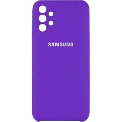 Silicone Case Full Camera для Samsung A52 A525 Violet