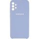 Silicone Case Full Camera для Samsung A52 A525 Lilac Blue