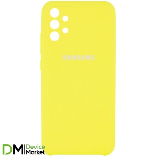 Silicone Case Full Camera для Samsung A52 A525 Bright Yellow