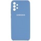 Silicone Case Full Camera для Samsung A52 A525 Denim Blue - Фото 1