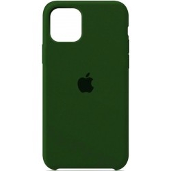 Чехол Silicone Case iPhone 11 Pro Max Dark Green