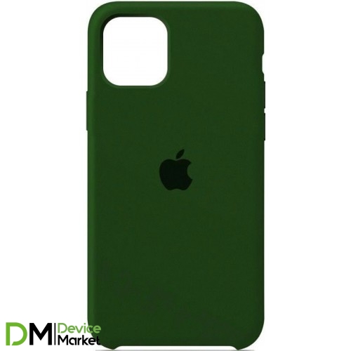 Чехол Silicone Case iPhone 11 Pro Max Dark Green