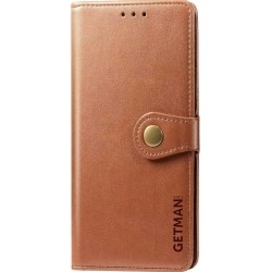 Чехол-книжка Getman Gallant для Xiaomi Redmi Note 10 Pro Brown