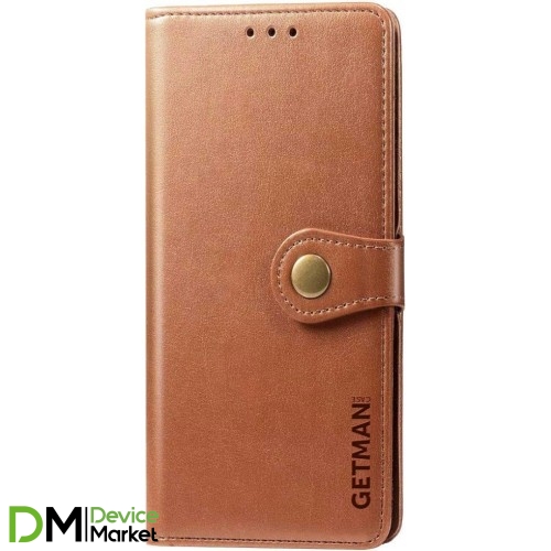 Чехол-книжка Getman Gallant для Xiaomi Redmi Note 10/10s/Poco M5s Brown