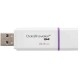 Флеш память Kingston DT I G4 64GB, USB 3.1 White/Purple - Фото 1