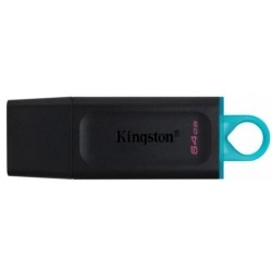 Флеш пам'ять Kingston DT Exodia 64GB, USB 3.2 Black/Teal