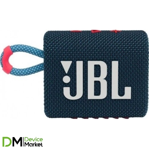 Колонка JBL GO 3 Blue Pink (JBLGO3BLUP)