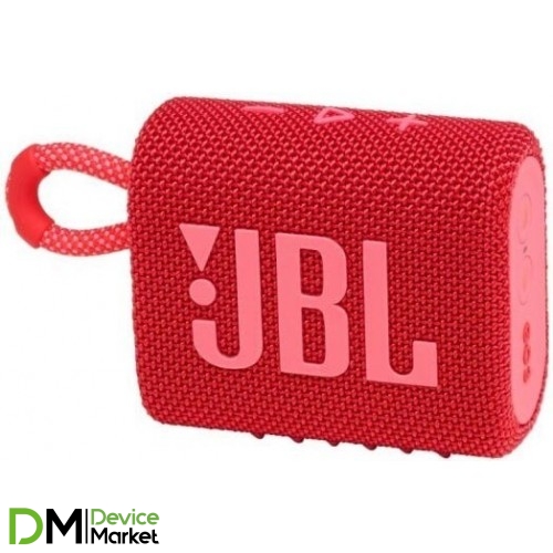 Колонка JBL GO 3 Red (JBLGO3RED)