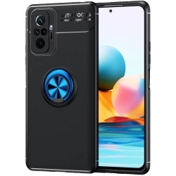 Чохол Deen Color Ring для Xiaomi Redmi Note 10 Pro Black/Blue