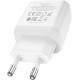 Мережевий зарядний пристрій Hoco N5 Favor dual port PD20W + QC3.0 charger (EU) / white - Фото 3