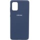 Silicone Case для Samsung A32 Midnight Blue