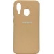 Silicone Case Samsung A40 Brown