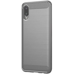 Чехол силиконовый Brushed для Samsung A02 A022 Grey