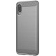 Чехол силиконовый Brushed для Samsung A02 A022 Grey - Фото 1