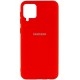 Silicone Case для Samsung A12 A125/A127/M12 M127 Camellia Red