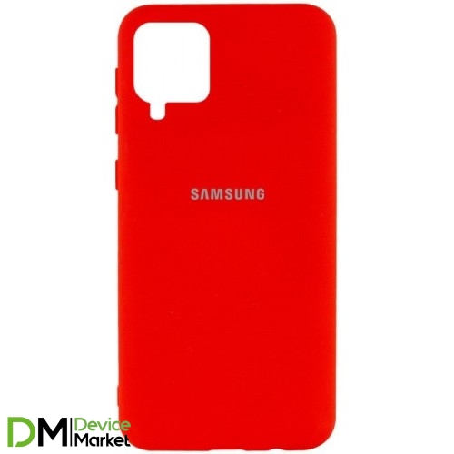 Silicone Case для Samsung A12 A125/A127/M12 M127 Camellia Red
