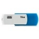 Флеш память GOODRAM UCO2 16Gb USB 2.0 Blue/White - Фото 1