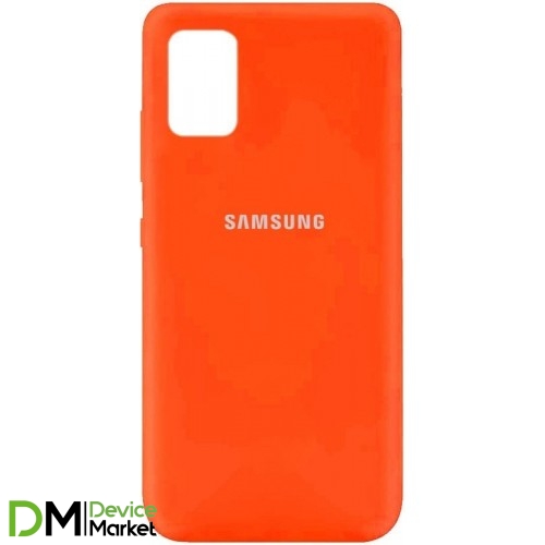 Silicone Case для Samsung A71 Neon Orange