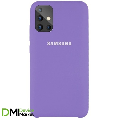 Silicone Case для Samsung A71 Elegant Purple