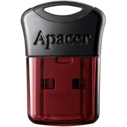 Флеш пам'ять APACER AH157 16GB USB3.2 Black/Red (AP16GAH157R-1)