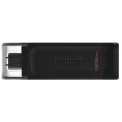 Флеш пам'ять Kingston DataTraveler 70 128GB Type-C Black (DT70/128GB)