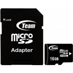 Карта памяти Team microSD 16GB Class 10 + SD-adapter