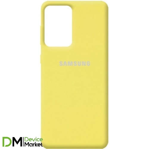 Silicone Case для Samsung A52 A525 Yellow