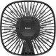 Вентилятор автомобільний Baseus CXZR-01 Natural Wind Magnetic Rear Seat Fan Black - Фото 2