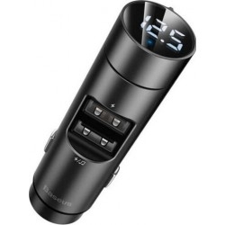 FM-трансмітер Baseus Energy Column Car Wireless MP3 Charger (Wireless 5.0+5V/3.1A) Black