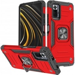 Чехол Union Ring for Magnet для Xiaomi Redmi Note 10 Pro Red